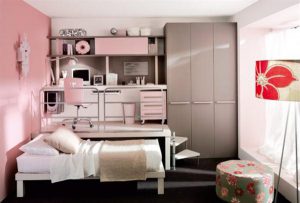 Attractive Italian Loft Bedrooms for Teens pink