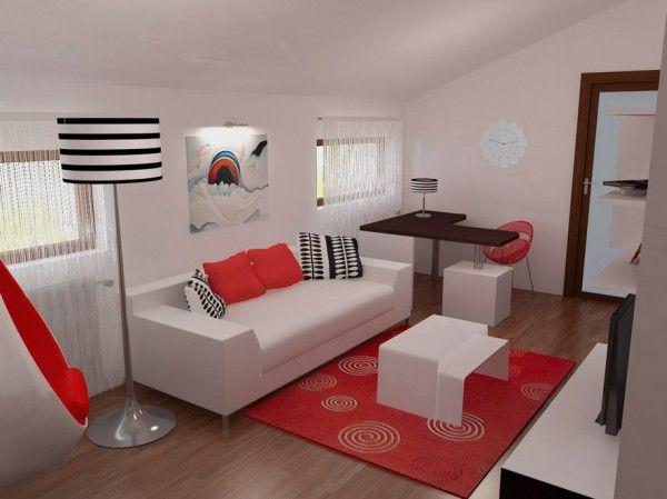 Attractive and Unique Bedroom Design with cozy corner