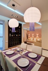 Awesome Apartment with Cool dinning table Decoration Ideas
