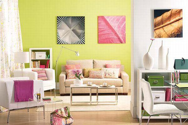 Beautiful and Bright Living Room Design Ideas