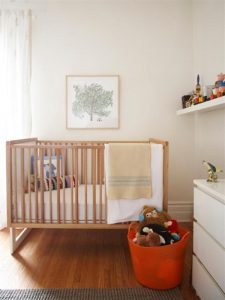 Calm Residence Ideas in Toronto with cute and beautiful nursery design