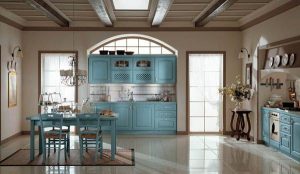 Classic and Luxurious Kitchen Design Inspiration blue