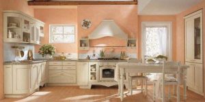 Classic and Luxurious Kitchen Design Inspiration soft orange