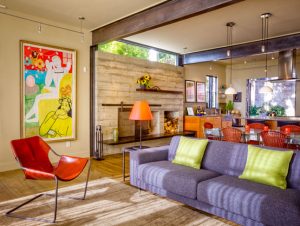 Colorful Contemporary Classical Home Design with Natural Interior Decorating Ideas