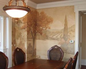 Colorful and unique Wall Mural Decorating Ideas