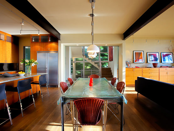 Contemporary Classical Home Design with Natural Interior Decorating Ideas