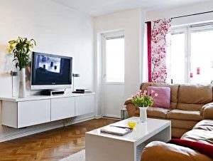 Contemporary and Elegant Apartment Design Inspiration living room