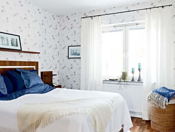 Contemporary and Elegant Apartment Design Inspiration white beds room