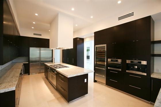 Contemporary and Luxury House Design in Miami Florida Kitchen