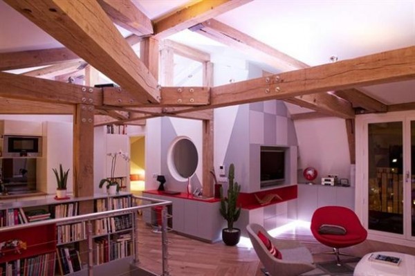 Cool and unusual Remodeled Loft Design Ideas by FrA©dA©ric Flanquart x