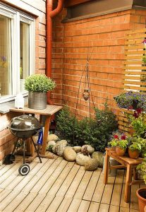 Creative Sweden Apartment Design Inspiration with mini garden