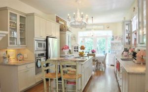 Cute white Vintage Kitchen Design Inspiration from Jennifer Hayslip