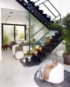 Home Interior Design ideas by MiCasa with plants arround the stairs x