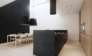 Kitchen Black and White Interior Design