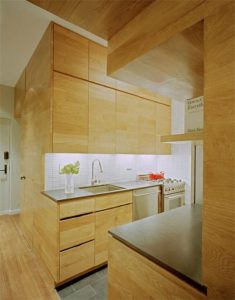 Kitchen design at Awesome Space Maximization square feet Small Studio Apartment x