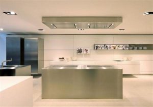 Silver and Stylish Kitchen Design by Bulthaup
