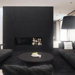 Sofa set Black and White Interior Design