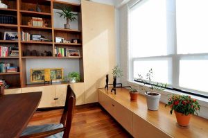 Wooden Apartment Design ideas with bright natural sunlight