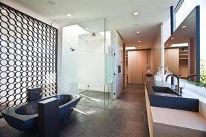 contemporary bathroom Design by Assemledge on home with the Idea of aE‹aE‹Bricks Around the House