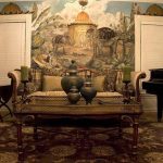 glamour Wall Mural Decorating Ideas