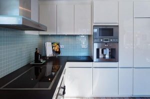 modern white kitchen Design in Sweden