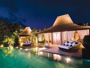 night view of Amazing Private Villa with Luxurious Style in Bali