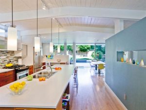 Contemporary Mid Century Home Design Kitchen