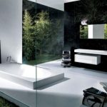 Contemporary Romantic Bathroom Design with Spa Like Bathtub Luxury