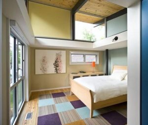 Contemporary The RainShine House by Robert M Cain bedroom