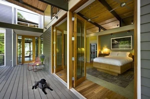 Contemporary The RainShine House by Robert M Cain bedroom view