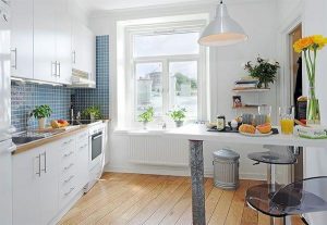 Cool and Cozy White Swedish Apartments Ideas kitchen
