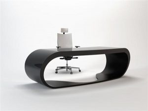 Luxurious black Working Table Design by Danny Venlet