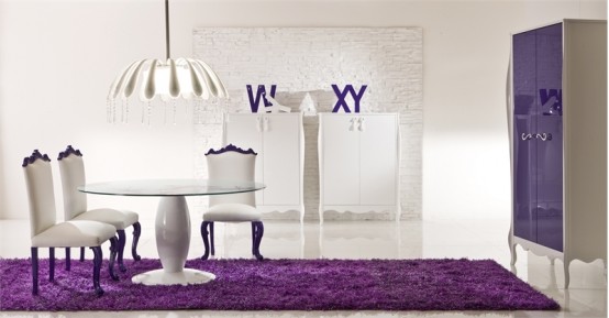 Luxury room with Contemporary Violet Interior Design Ideas inspirartion