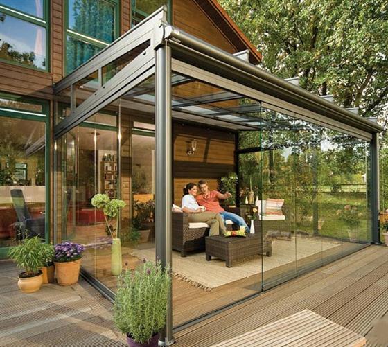 Modern glass patio rooms design ideas