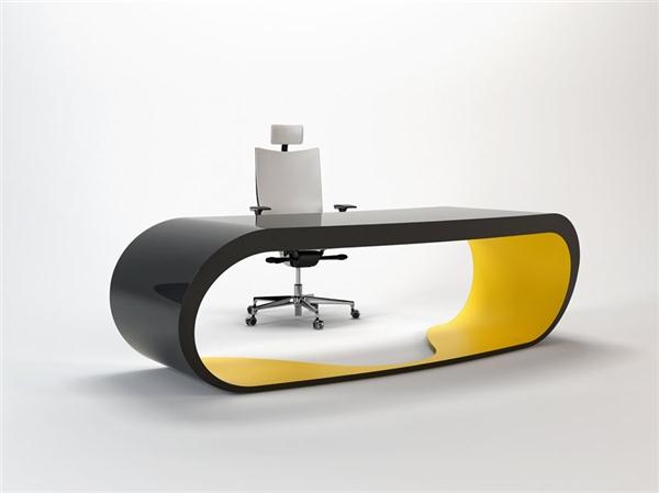 Cool and Luxurious Working Table Design by Danny Venlet
