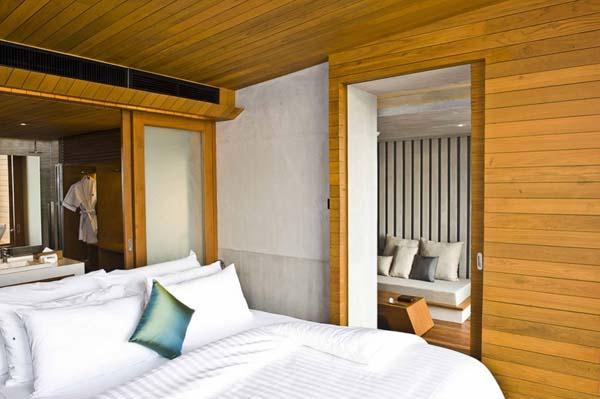 creative bedroom design on luxurious Beachfront Villa in Thailand