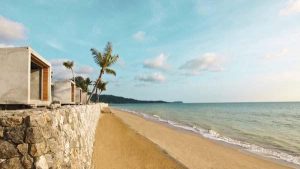 wonderful Beachfront Villa Design with green Concept in Thailand