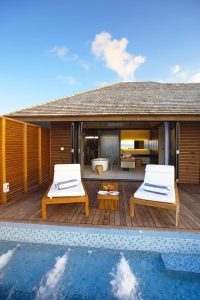 Cozy Lily Resort in Maldives terrace