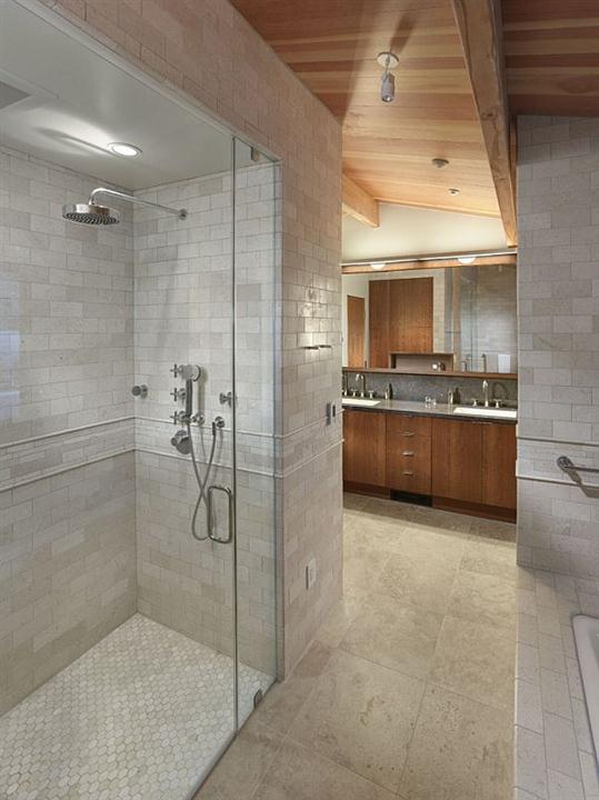 Creative Wooden House Design Ideas by MacCracken Architects bathroom