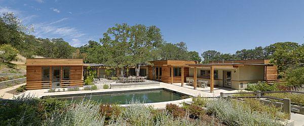 Creative Wooden House Design Ideas by MacCracken Architects with pool