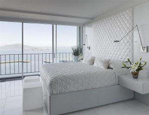 Contemporary white bedroom Design Ideas