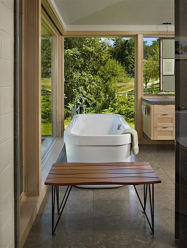 Elegant Improvement Farmhouse Interior Design Ideas bathroom