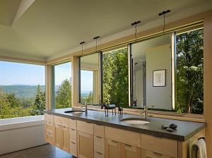 Elegant Improvement Farmhouse Interior Design Ideas with luxury shelfes