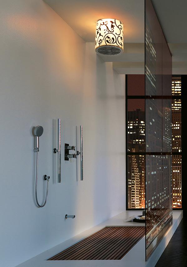 Elegant and Modern Showers Bathroom Decor Appliance at apartment