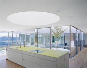 Elegant and Modern White Germany House Design Kitchen Design