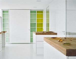 Elegant and Modern White Germany House Design Kitchen cabinet