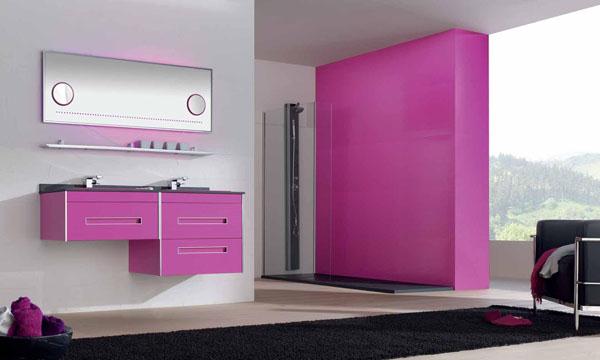 Elegant and Modern pink Showers Bathroom Decor Appliance