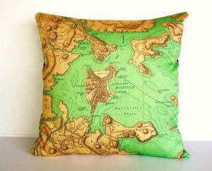 Funny and Delightful Boston Map Pillows by Bearded Pigeon
