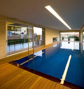Futuristic Home Design Inspiration from A ceros Galicia indoor pool