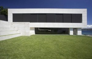 Futuristic Home Design Inspiration from A ceros Galicia with big black window